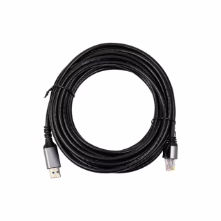 Дата кабель USB AM to RJ45 Ethernet 7.5m CAT6 UTP PowerPlant (CA915019)