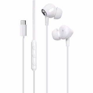 Наушники Vention Echo Lite USB-C In-Ear Wired White (GBBWAV)