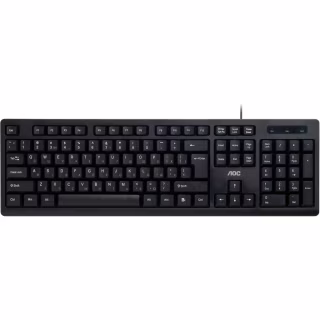 Клавіатура AOC KB100B USB UA Black (KB100B/97)