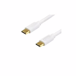 Дата кабель USB-C to USB-C 1.8m 60W 3A QC 3.0 white Atcom (AT-C18)