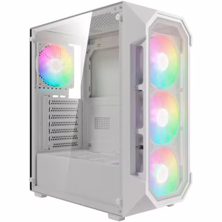 Корпус для ПК Gamdias AURA GC1 ELITE WH ARGB (4711514500608)