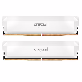 Модуль пам'яті для комп'ютера DDR5 64GB (2x32GB) 6400 MHz Pro Overclocking White Micron (CP2K32G64C40U5W)
