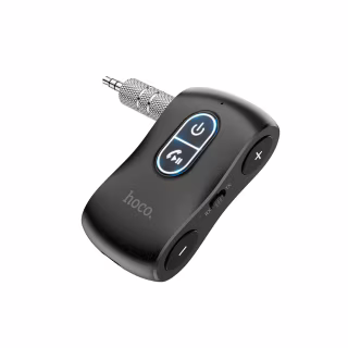 Bluetooth трансмиттер HOCO E73 Pro Journey AUX BT audio receiver/transmitter Black Star (6931474783752)