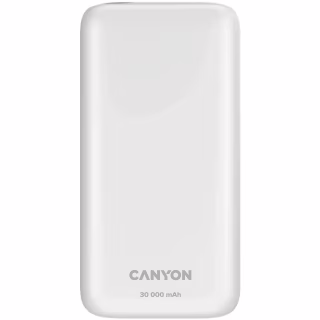 Батарея универсальная Canyon PB-301 30000mAh PD/20W, QC/3.0 (CNE-CPB301W)