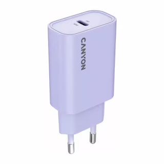 Зарядное устройство Canyon 30CL OnCharge USB-C PD30W Purple (CNE-CHA30CLPU)