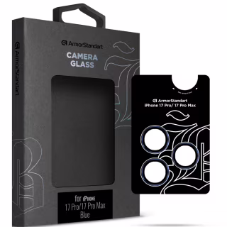 Стекло защитное Armorstandart for Camera Supreme BI Apple iPhone 17 Pro / 17 Pro Max Blue (ARM86439)