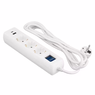 Сетевой удлинитель 2E 2E-SP315M3USBWH