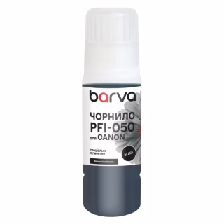 Чорнило Barva Canon PFI-050 Special, 70мл, Black pigmented (C050-963e)