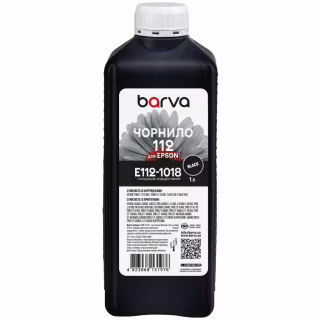 Чернила Barva Epson 112 1 л, special, black (E112-1018)