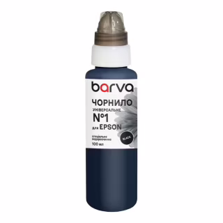 Чорнило Barva Epson 1 100 мл, universal, black (EU1-445e)