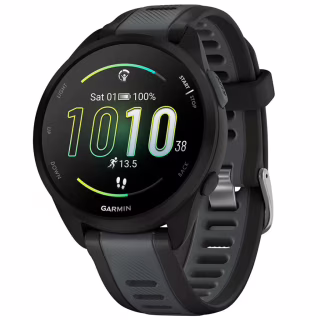 Смарт-часы Garmin Forerunner 165, GPS, Black/Slate Grey, GPS (010-02863-20)