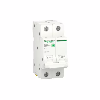 Автоматический выключатель Schneider Electric RESI9 6kA 2P 32A C (R9F12232)
