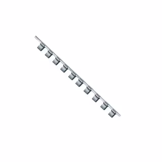 Полиця для інструменту Toptul планка-тримач для головок 1/4"x260x12шт (BKAC0812)