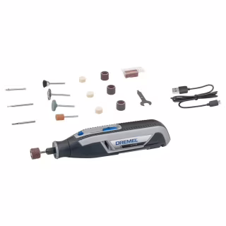 Гравер Dremel 7760-15 3.6V, 2Ah, 8000-25000об/мин, 15 насадок, 195см (F.013.776.0JA)