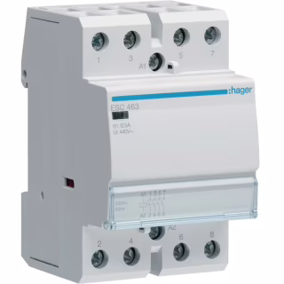 Автоматический выключатель Hager 63 A 230V 4NO 3P (A) (ESC463)