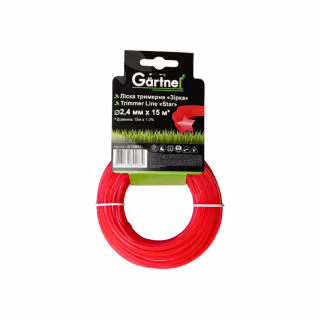 Жилка косильная Gartner "Звезда" 2,4 мм × 15 м (41124015)