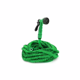 Шланг для поливу Voltronic 20-60м/200ft + розпилювач, насадка на кран, Blue/Green, Box (Garden hose 20-60)