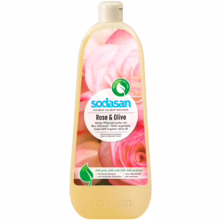 Жидкое мыло Sodasan органическое Rose-Olive тонизирующее 1 л (4019886076166)