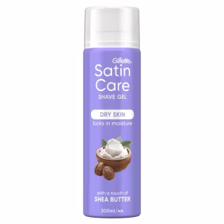 Гель для гоління Satin Care Shea Butter Silk Для сухої шкіри 200 мл (7702018012466)