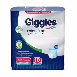 Подгузники для взрослых Giggles Medium (85-125 см) 10 шт (8680131205516)