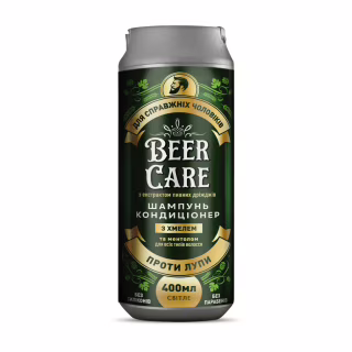 Шампунь Beer Care С хмелем и ментолом Против перхоти 400 мл (4820164641965)