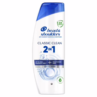 Шампунь Head & Shoulders 2 в 1 Проти лупи Основний догляд 400 мл (8700216304917)
