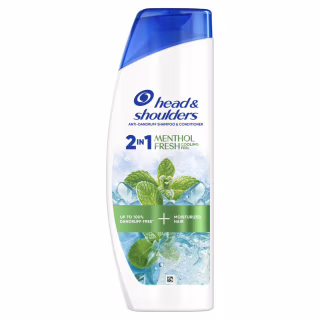 Шампунь Head & Shoulders 2 в 1 Проти лупи Свіжість ментолу 400 мл (8700216305419)
