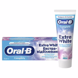 Зубная паста Oral-B Complete Чрезвычайная белизна Прохладная мята 75 мл (8006530254779)