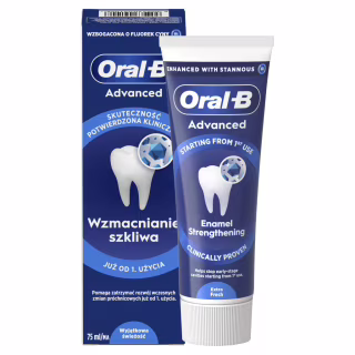 Зубная паста Oral-B Advanced Укрепление эмали Исключительная свежесть 75 мл (8006530091008)