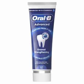 Зубная паста Oral-B Advanced Укрепление эмали Чистая мята 75 мл (8006530090797)