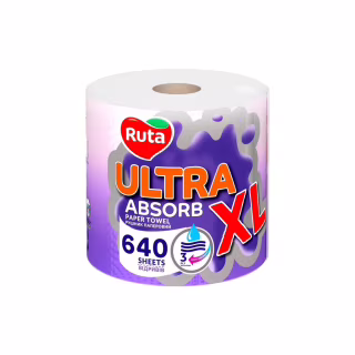 Бумажные полотенца Ruta Ultra XL 3 слоя 640 отрывов (4820202898153)