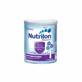 Детская смесь Nutrilon 1 Нутрилон для чувствительных детей 400 г (8718117612802)