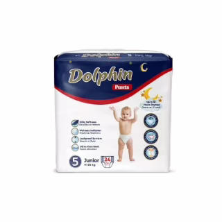 Подгузники Dolphin Dolphin 5 junior 11-25 кг 24 шт (8680131207244)