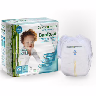 Підгузки Clearly Herbal Bamboo, розмір 4 (9-15 кг), 20 шт. (1124)