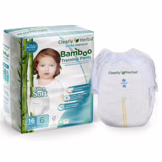 Підгузки Clearly Herbal Bamboo, розмір 6 (15+ кг), 16 шт. (1126)