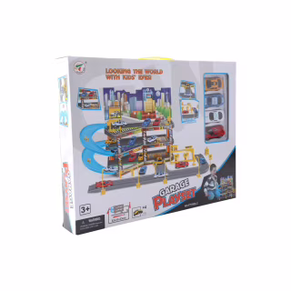 Ігровий набір Playset складний паркінг в комплекті з 4 машинками GARAGE (3858894672479)