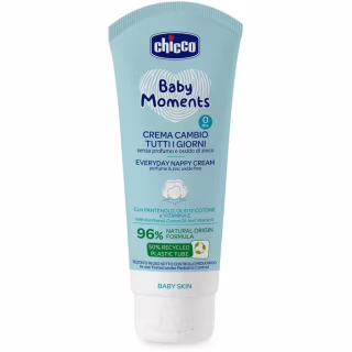 Детский крем Chicco Baby Moments захисний щоденний з патенолом під підгузок 100 мл (11641.00)