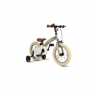 Детский велосипед QPlay Miniby 3 в1, біговел 14",Grey-Green (CB01MiniBy14GreyGreen)