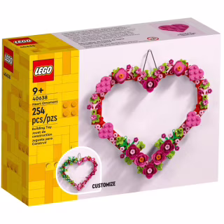 Конструктор LEGO Iconic Візерунок у вигляді серця (40638)