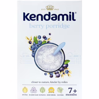 Детская каша Kendamil Молочная с ягодами с 7 месяцев 150 г (92000151)