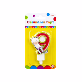 Свеча Maxi Llama "9" висотою 7,62 см (MX622068-9)