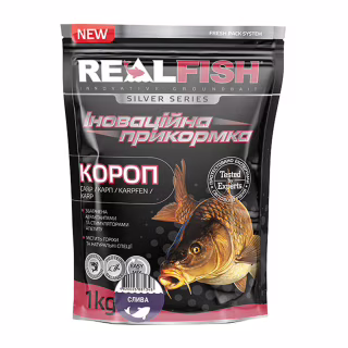 Прикормка Real Fish Silver Series Короп Слива 1kg (809.00.28)
