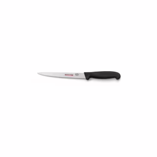 Кухонний ніж Victorinox Fibrox филейный 18 см, черный (5.3813.18)