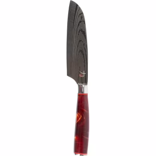 Кухонный нож MasterPro Tetsu, сантоку, 12.5 см, коричневий (BGMP-4129-BR)