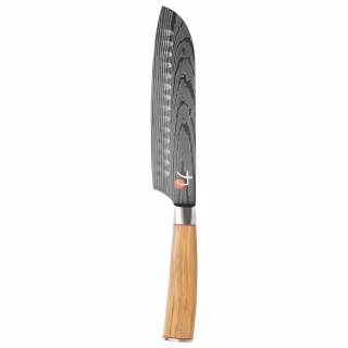Кухонний ніж MasterPro Tetsu, сантоку, 12.5 см, бежевий (BGMP-4169)