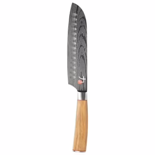Кухонный нож MasterPro Tetsu, сантоку, 12.5 см, бежевий (BGMP-4169)