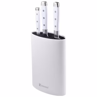 Набор ножей Bergner Naturally з підставкою, 4 предмети (BG-41051-WH)
