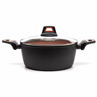 Кастрюля Hölmer кована з кришкою CR-1325-SBMCL Carrot 2,5 л (CR-1325-SBMCL Carrot)