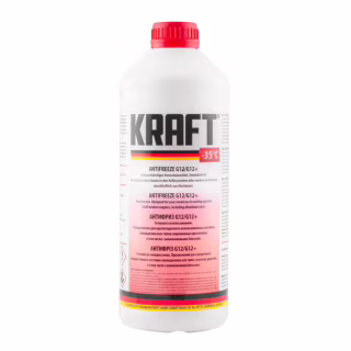 Антифриз KRAFT G12/G12+  -35 (красный) 1,5л (KF109)