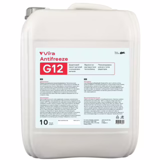 Антифриз VIRA -40 °C G12 червона 10 кг (VI0042)